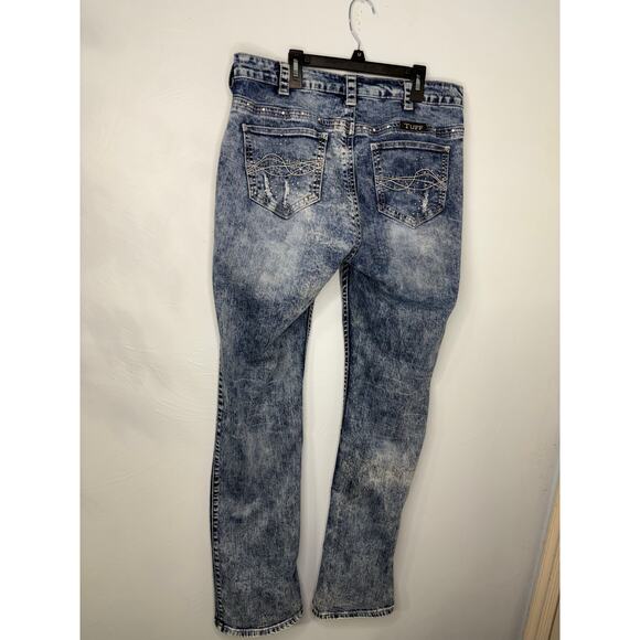 Cowgirl Tuff Co. Avalanche II Jeans Western Size 34 x 37 Long Blingy Bootcut - Picture 3 of 9